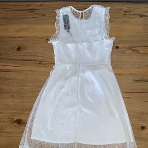 White womans dress